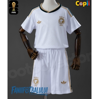 Arabia Saudită Echipament de Fotbal Replică Mondial 2026 Copii Deplasare (+ Șorturi)